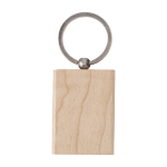 Porta-chaves para merchandising de madeira retangular Rectwood cor madeira primeira vista