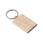 Porta-chaves para merchandising de madeira retangular Rectwood cor madeira quarta vista