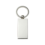 Porta-chaves de bambu com forma retangular e estrutura de metal cor madeira primeira vista