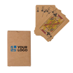 Baralho de cartas de papel reciclado personalizado Recycled vista principal