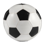Pequena bola de futebol com logo para publicidade Futebol Mini cor branco/preto primeira vista