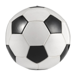 Pequena bola de futebol com logo para publicidade Futebol Mini cor branco/preto segunda vista