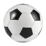 Pequena bola de futebol com logo para publicidade Futebol Mini cor branco/preto terceira vista