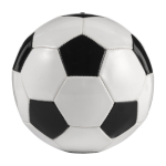Pequena bola de futebol com logo para publicidade Futebol Mini cor branco/preto quarta vista