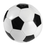 Pequena bola de futebol com logo para publicidade Futebol Mini cor branco/preto quinta vista