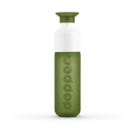 Garrafa reutilizável personalizada colorida Dopper 450ml Original cor verde-escuro primeira vista