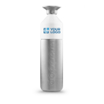 Garrafa de alumínio personalizada grande eco 1,1L Dopper Steel cor prateado primeira vista