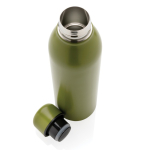 Garrafas térmicas para brindes de aço reciclado 500ml Nomad Recycled cor verde militar quarta vista