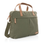 Pasta para portátil reciclada de qualidade e formal 15,6'' Getaway cor verde sexta vista