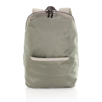 Mochila para levar o portátil de 15,6'' de poliéster reciclado Daypack cor verde-claro segunda vista
