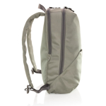 Mochila para levar o portátil de 15,6'' de poliéster reciclado Daypack cor verde-claro terceira vista