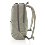 Mochila para levar o portátil de 15,6'' de poliéster reciclado Daypack cor verde-claro quarta vista