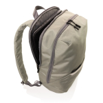 Mochila para levar o portátil de 15,6'' de poliéster reciclado Daypack cor verde-claro sexta vista