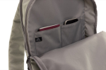 Mochila para levar o portátil de 15,6'' de poliéster reciclado Daypack cor verde-claro oitava vista