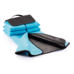Manta dobrável para piquenique tecido polar 180 g/m2 cor azul-claro