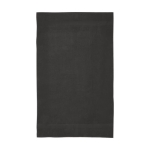 Toalha ecológica de 100x180cm de algodão de 450 g/m2 Soft Beach cor cinzento-escuro segunda vista frontal