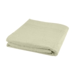 Toalha ecológica de 100x180cm de algodão de 450 g/m2 Soft Beach cor cinzento-claro