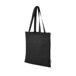 Sacos tote de algodão orgânico colorido 140 g/m2 Organic Pure Colors cor preto