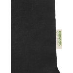 Sacos tote de algodão orgânico colorido 140 g/m2 Organic Pure Colors cor preto vista detalhe 2