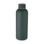 Garrafa térmica de aço inoxidável com acabamento mate 500ml Spring cor verde-escuro terceira vista