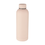 Garrafa térmica de aço inoxidável com acabamento mate 500ml Spring cor cor-de-rosa claro terceira vista