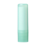 Bálsamo labial de tubo colorido para personalizar com logo Beauty cor verde menta segunda vista frontal