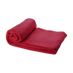 Manta publicitária de forro polar com bolsa de 200 g/m2 Summit cor vermelho segunda vista