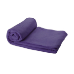 Manta publicitária de forro polar com bolsa de 200 g/m2 Summit cor roxo segunda vista