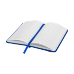 Caderno de bolso de páginas com riscas folhas A6 pautadas Notes cor azul real segunda vista