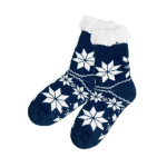 Meias de Natal antideslizantes personalizadas Cozy Xmas primeira vista
