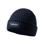 Gorro de material acrílico elástico com etiqueta personalizada Winter segunda vista