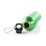 Garrafa de alumínio de desporto com mosquetão Cruiser 400ml cor verde sexta vista