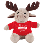 Peluche Rudolph cor vermelho primeira vista