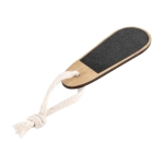 Lima de bambu com cordão de algodão promocional Bamboo Rasp cor natural primeira vista