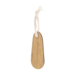 Lima de bambu com cordão de algodão promocional Bamboo Rasp cor natural segunda vista