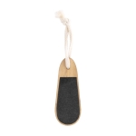 Lima de bambu com cordão de algodão promocional Bamboo Rasp cor natural terceira vista