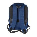 Mochila para portáteis com USB e cinta para maletas BusinessPro cor azul vista detalhe 6