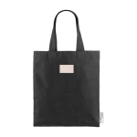 Saco de algodão para eventos com asas de 30 cm 120 g/m2 Tote Small cor preto sexta vista
