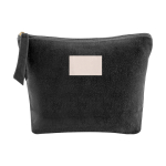 Nécessaire para publicidade com acabamento aveludado 325 g/m2 Fluffy cor preto sexta vista