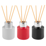 Conjunto aromático de ambientador de 50 ml e vela perfumada Wellness cor vermelho vista detalhe 3