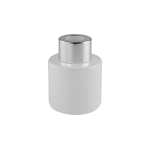 Conjunto aromático de ambientador de 50 ml e vela perfumada Wellness cor branco terceira vista