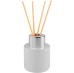 Conjunto aromático de ambientador de 50 ml e vela perfumada Wellness cor branco vista detalhe