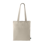 Saco de algodão personalizado comércio justo 140 g/m2 Plus FairTrade cor natural primeira vista