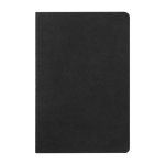 Bloco de notas publicitário de 80 folhas A5 linhas Journal Color cor preto primeira vista