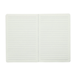 Bloco de notas publicitário de 80 folhas A5 linhas Journal Color cor preto segunda vista