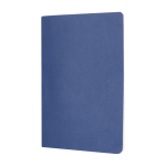 Bloco de notas publicitário de 80 folhas A5 linhas Journal Color cor azul segunda vista