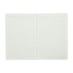 Bloco de notas publicitário de 80 folhas A5 linhas Journal Color cor azul terceira vista