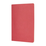 Bloco de notas publicitário de 80 folhas A5 linhas Journal Color cor vermelho segunda vista