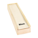 Mikado publicitário económico em caixa de madeira Miniwood cor madeira quarta vista