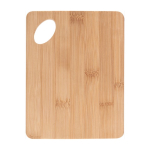 Tábua de bambu para comida promocional com logotipo cor natural segunda vista